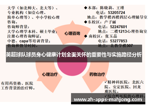 英超球队球员身心健康计划全面关怀的重要性与实施路径分析